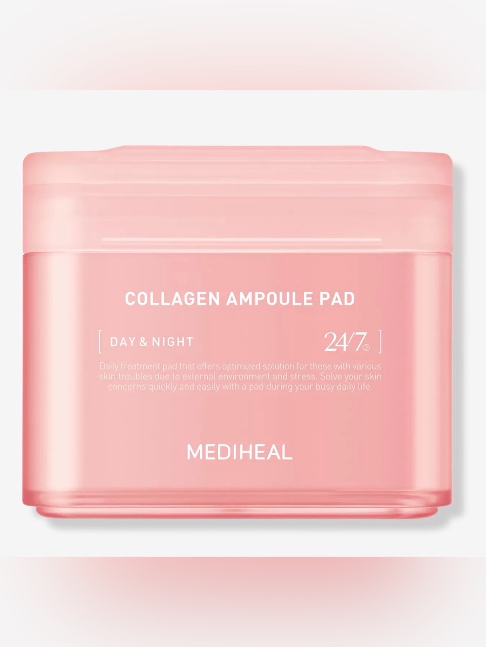 NEW Mediheal Collagen Ampoule Pad – 100 Pad REFILL with Container
